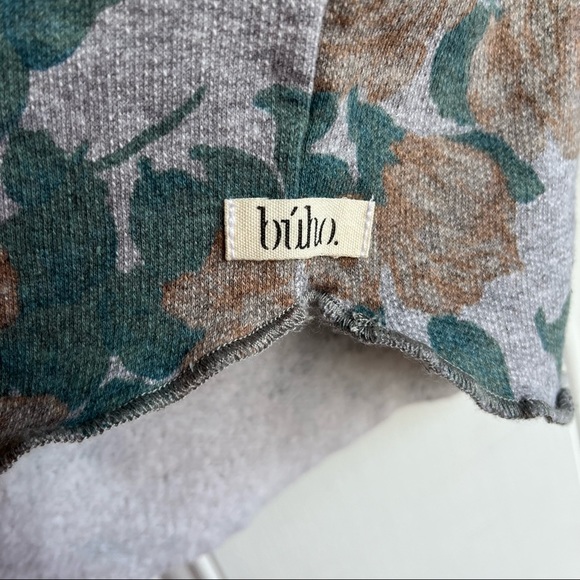 •Búho• Long Sleeved Floral Print Top - Girls Size 10 - Picture 4 of 9